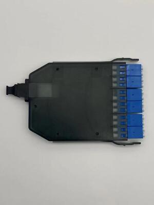 12 núcleos MPO-LC MTP-LC SM OM3 OM4 Om5 cassetes de escape módulos de plástico